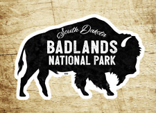 Badlands Bison South Dakota Decal Sticker 3.75