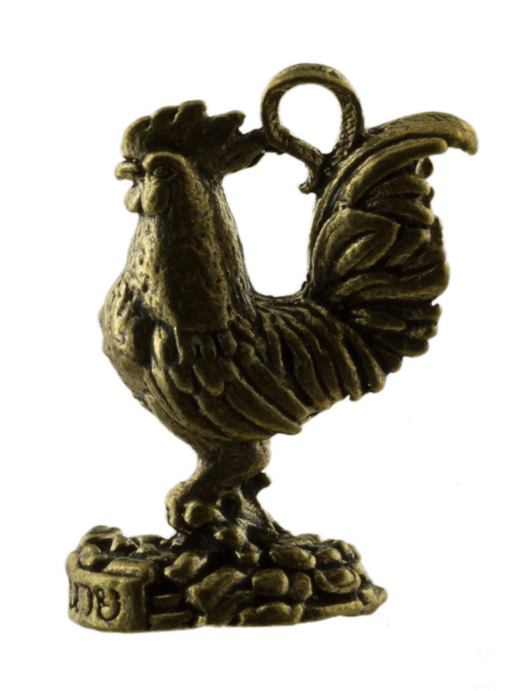 Rooster King Rooster-Amulet Thai -kb Kampeng Talisman Wealth Chance- H61 540