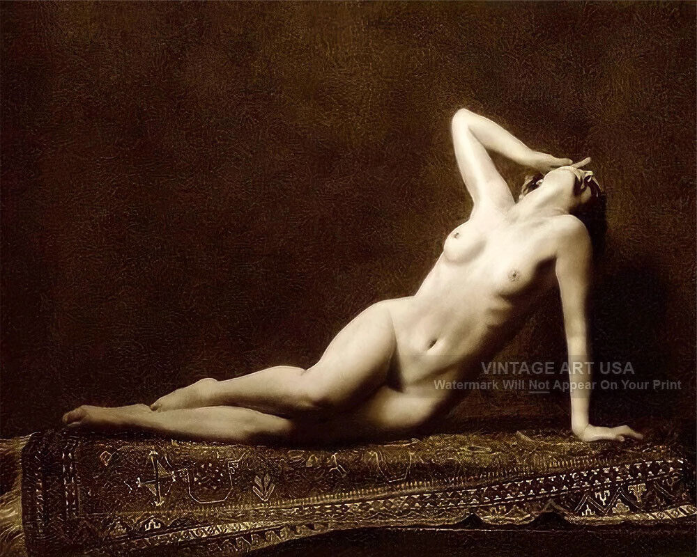 1925 Art Deco Nude Woman Posing Photo by Henry B. Goodwin - Vintage Photograph