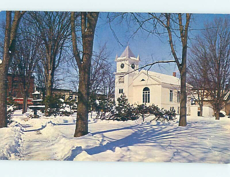 Unused Pre-1980 CHURCH SCENE Enosburgh Vermont VT : make an offer L3602