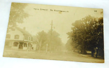 RPPC South Shaftsbury Vermont Main Street View Photo Postcard picture