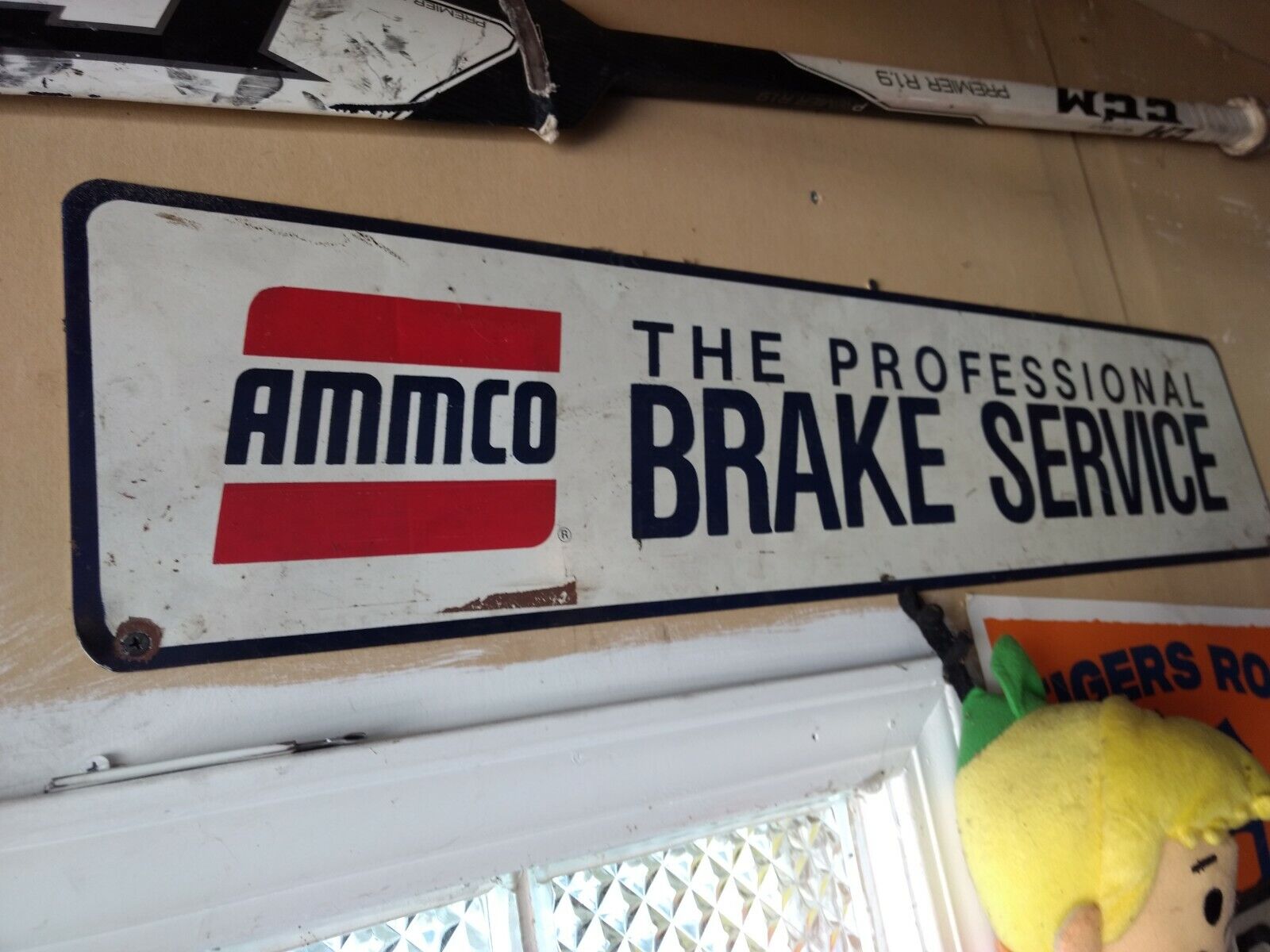 Old AMMCO The Professional Brake Service Sign RARE