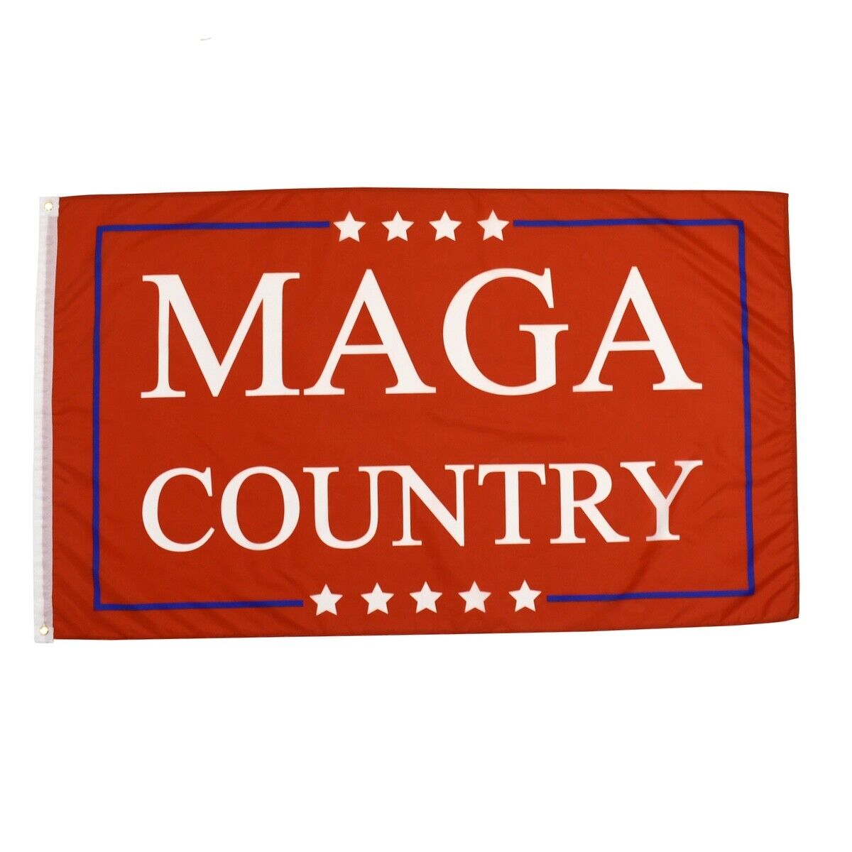 Red 3x5 MAGA Country President Donald Trump Flag 3\'x5\' Make America Great Banner