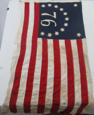 Vintage Bennington Flag 1976 Bicentennial 76 Patriotic 13 Star Flag picture