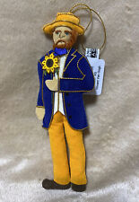 St. Nicolas Embroidered  Vincent Van Gogh Ornament 6.5 Inches Tall #9097 VG NEW picture