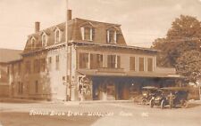 RPPC HH CANFIELD Corner Drug Store Woodbury Connecticut Coke Sign Photo Postcard picture