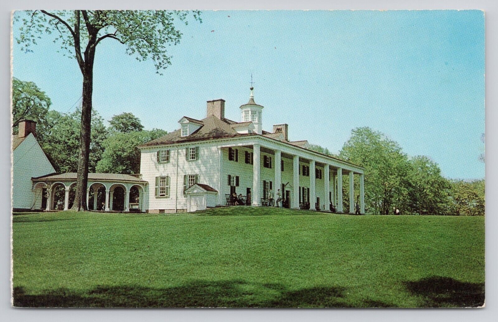 Home Of George Washington Mt. Vernon, Virginia Chrome Postcard 1165