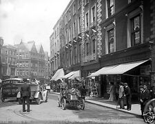 Grafton Street, Dublin, Ireland - Vintage Black and White 1903 Photo picture