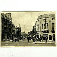 Postcard Street View Granby Street Leicester UK Churchill Quote Valentine's WWII picture