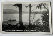 RPPC 1949 Big Averill Lake  VT.  Vermont POSTCARD picture