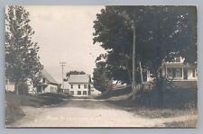 Craftsbury VT Main Street RPPC Orleans County—Antique Photo Eastern Illustrating picture