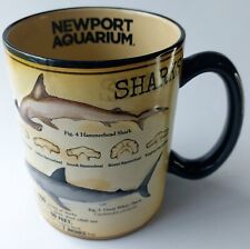 Newport Aquarium (Kentucky) Large Coffee Mug/Cup Shark Anatomy 3-D Raised  picture