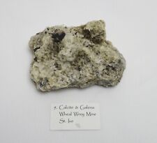 Rare Cornish Calcite and Galena, Wheal Wrey. The Levers Collection, Cornwall UK picture