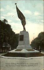 Goshen NY Colonel Braley Monument c1910 Postcard picture