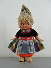 DOVINA ROTTERDAM HOLLAND 💖 CELLULOID DUTCH COLLECTOR DOLL WOODEN CLOGS ANTIQUE picture