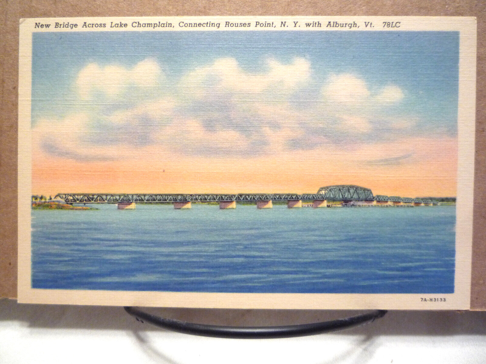 1937 Vermont VT Postcard ~ Alburgh, \