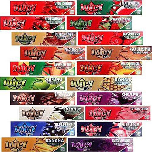 Juicy Jay's Rolling Papers 1 1/4th Variety 10 Pack