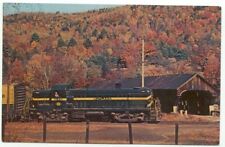 Rutland RR 205 In Bartonsville Vermont Railroad Train Engine Locomotive Postcard picture