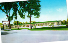 Swanton Motel Vermont Exterior View Hotel Lawrence Giroux Chrome Postcard picture
