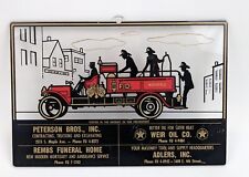 Marshfield Wisconsin Fire Department Silhouette Advertising Sign Texaco Oil picture