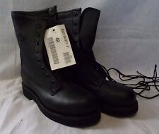 Addison Boots New 4 Regular Steel Toe Black Leather  Military DSCP New #113 picture