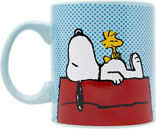 Peanuts Snoopy and Woodstock House Jumbo Ceramic Coffee Mug, 20 Ounce picture