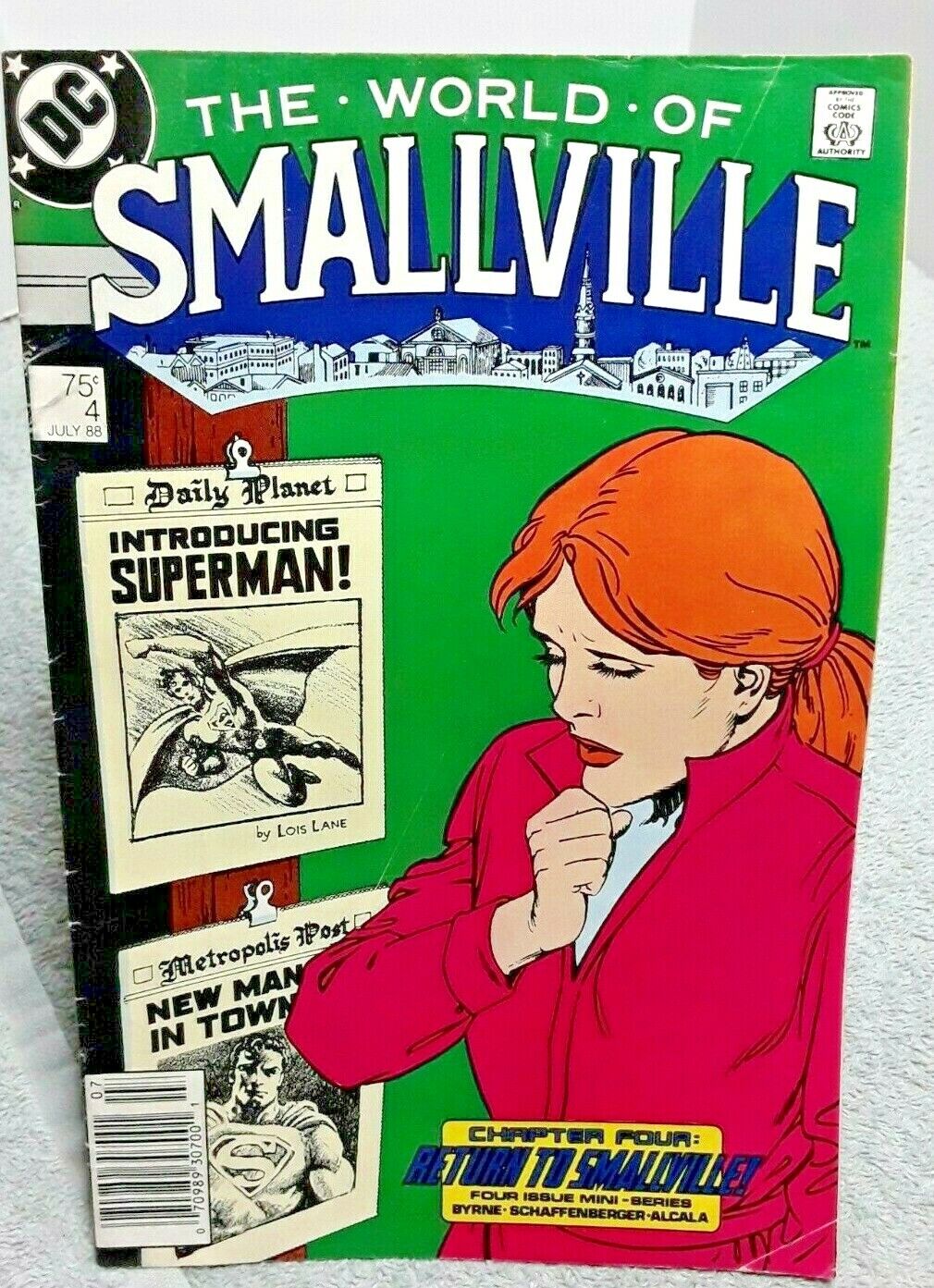 World Of Smallville DC Comic Issue 4 July 1988 Fair