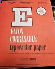 Eatons Corrasable Onion Skin Typewriter Paper 8.5 x 11  9 Lb Kokle 60 Sheets Vtg picture