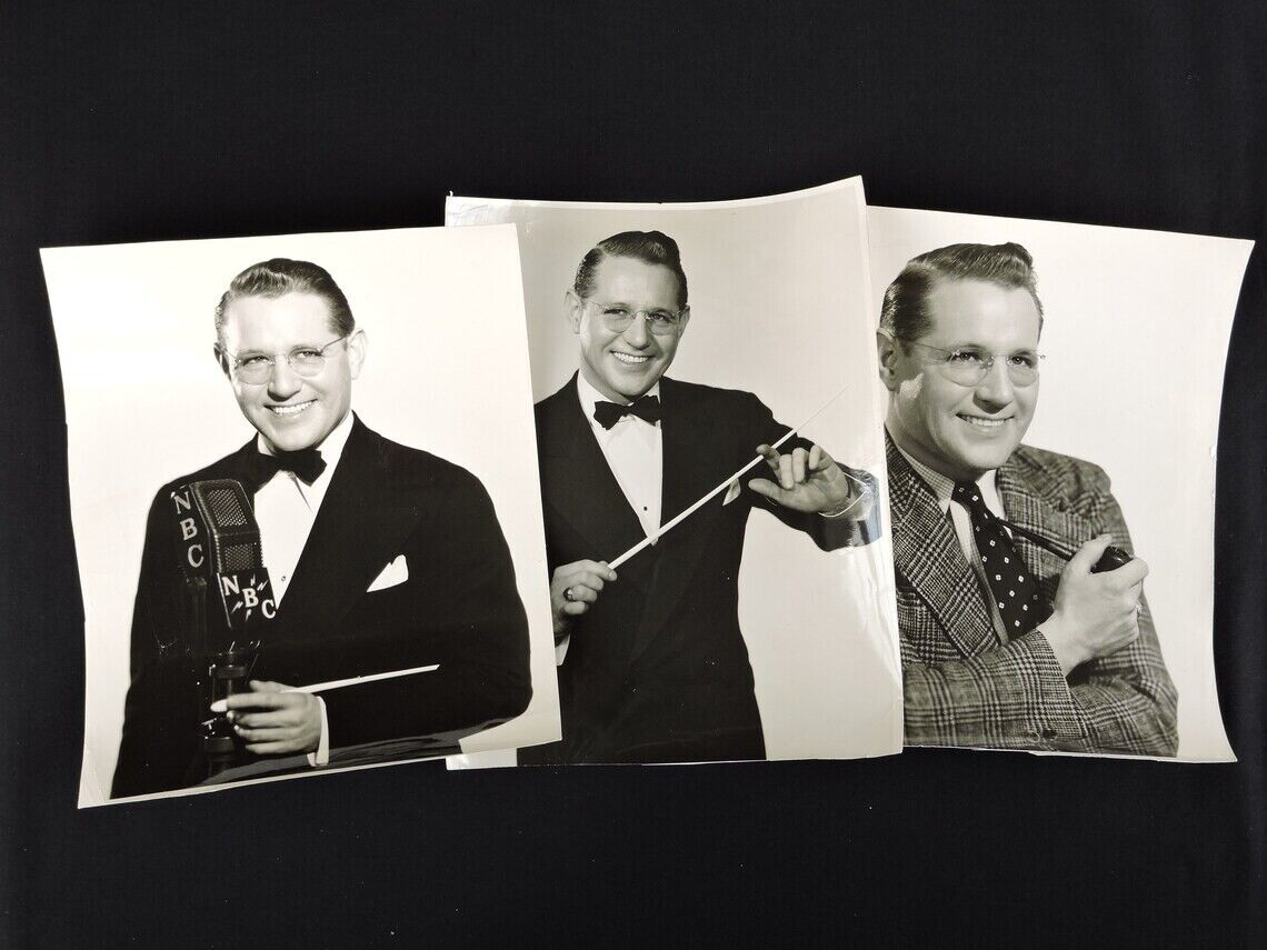 Vtg 1930's Denny Moore Orchestra Band Leader Photos Athens Athletic Club Oakland