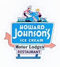 Howard Johnson's Motor Lodge & Restaurant 1960s Logo Sticker (Reproduction) picture