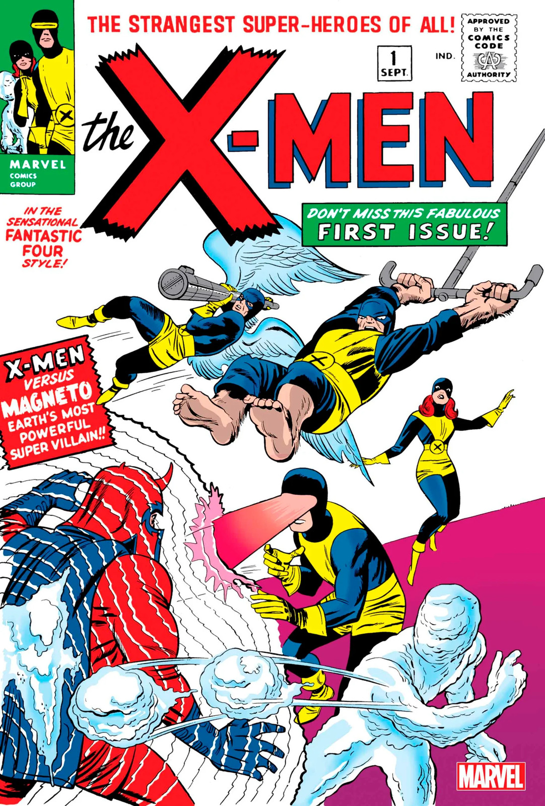 X-Men 1963 #1 Facsimile Edition Jack Kirby Stan Lee (04/12/2023) Marvel VF NM