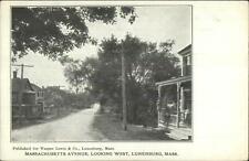 Lunenburg MA Massachusetts Ave Looking West c1910 Postcard picture