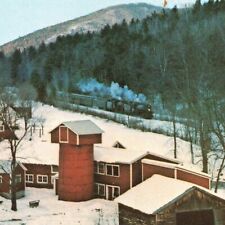 Steamtown Bellows Falls Vermont VT Trains Passenger Locomotive Ephemera Postcard picture