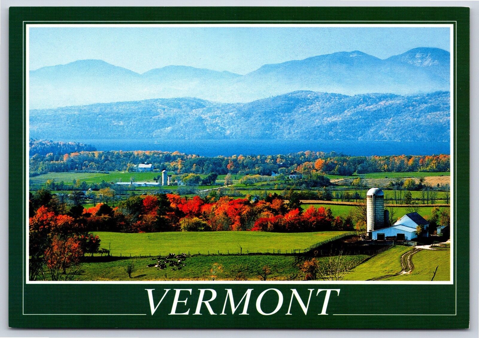 Champlain Valley Charlotte & Ferrisburgh, Vermont Continental Postcard New