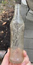 Vintage Like-Me Embossed Lady 8oz Soda Bottle Charleston, SC Clear No Chips picture