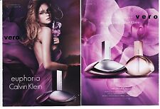print ad CALVIN KLEIN EUPHORIA 2014 parfum cologne Natalia Vodianova smell strip picture