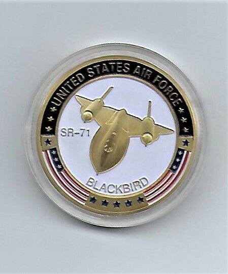 USAF Air Force SR-71 Blackbird Lockheed Martin Challenge Coin #2 (Skunk Works)