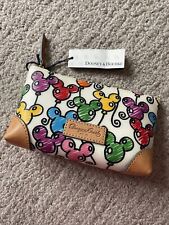 Dooney And Burke Disney Small Cosmetic Bag Mickey Balloons Brand New With Tags picture