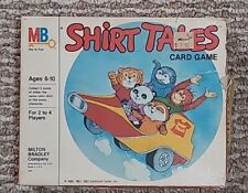 SHIRT TALES Card Game Cartoon Milton Bradley Board Game 1980s Vintage picture