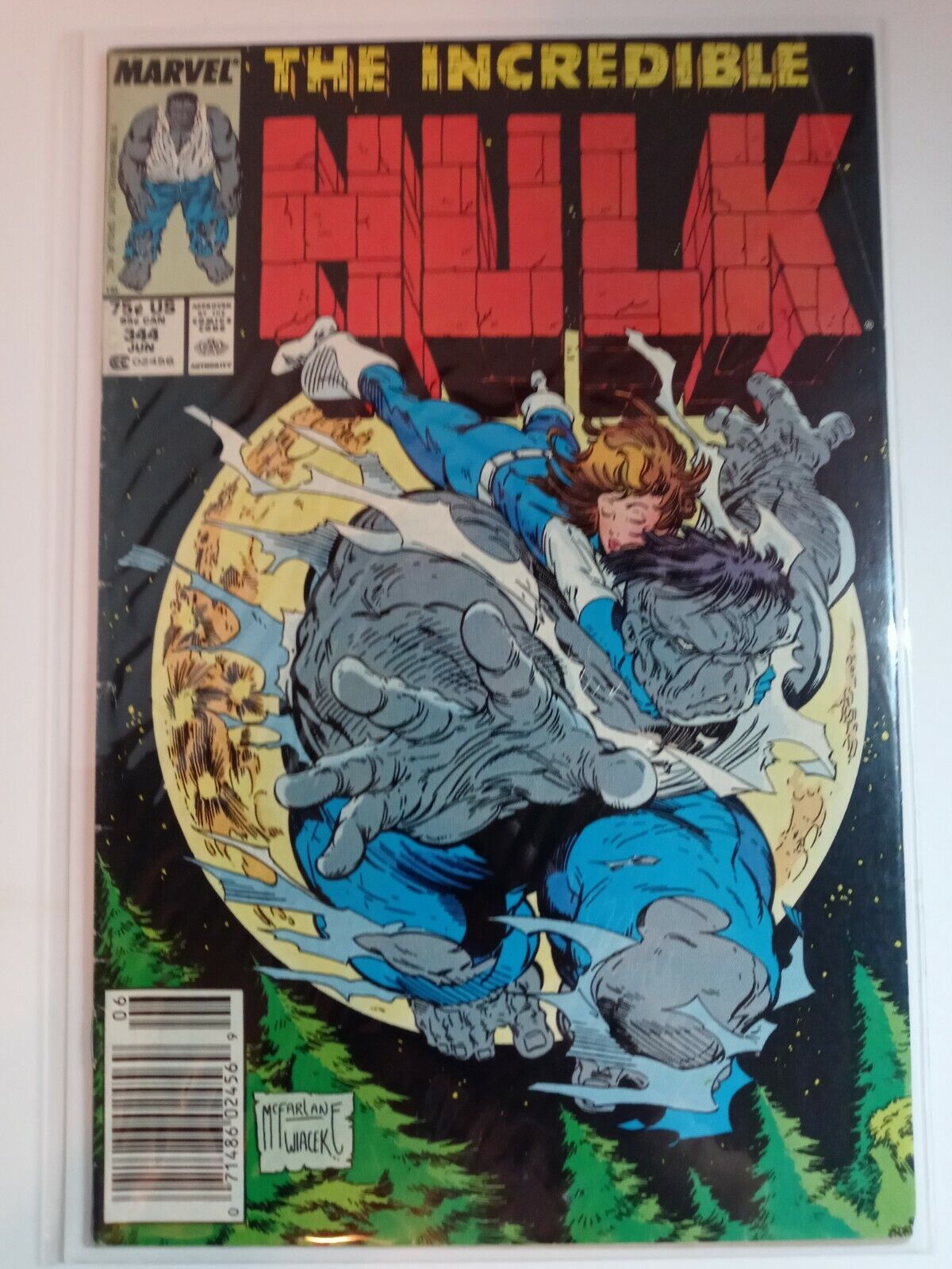The Incredible Hulk #344 1988 Marvel Comics \'Pyrrhic Victory\' McFarlane Wiacek