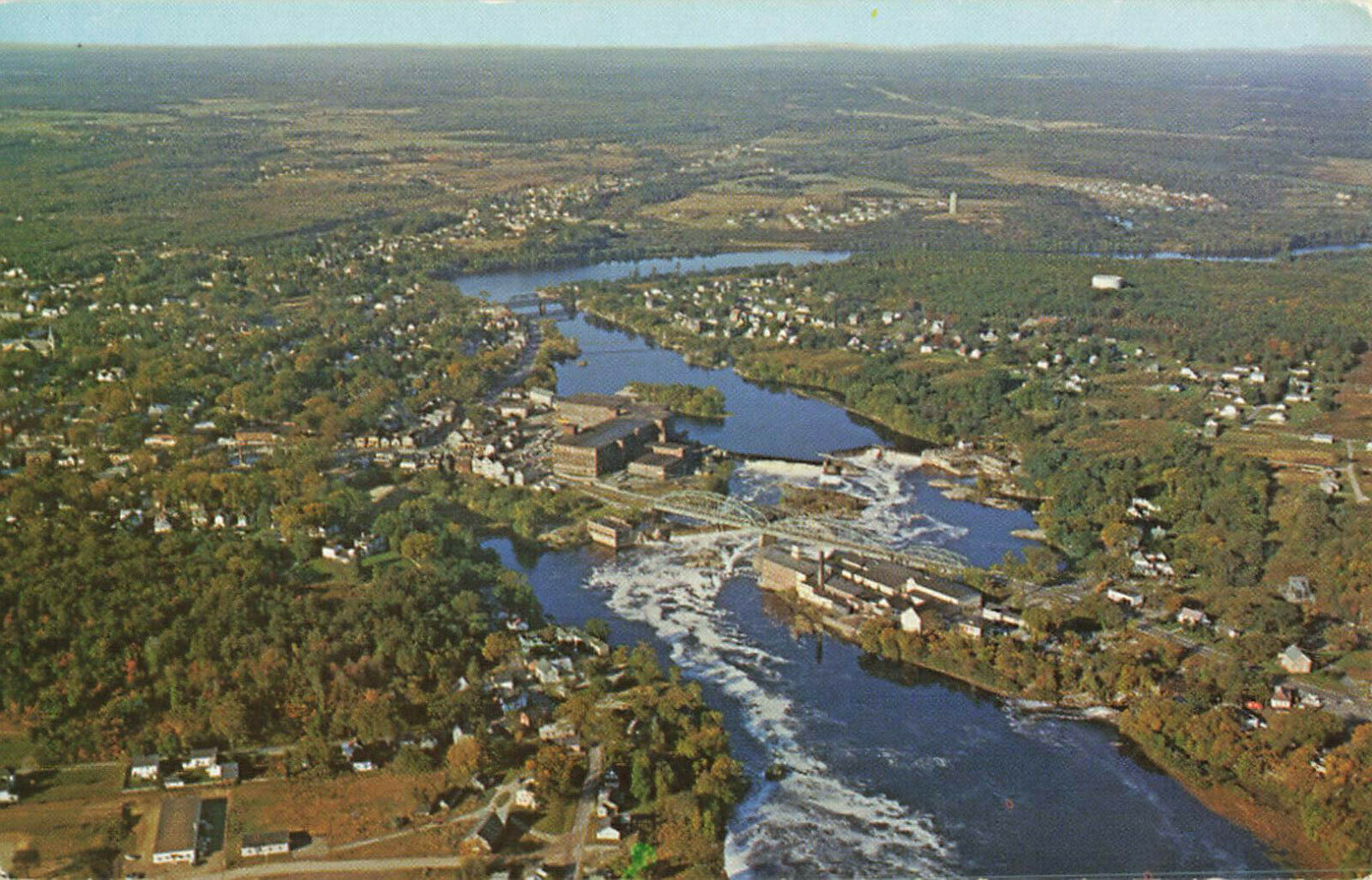 Postcard Brunswick Topsham Maine