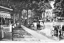 Street View Trolley Day Woodbury Connecticut CT Reprint Postcard picture