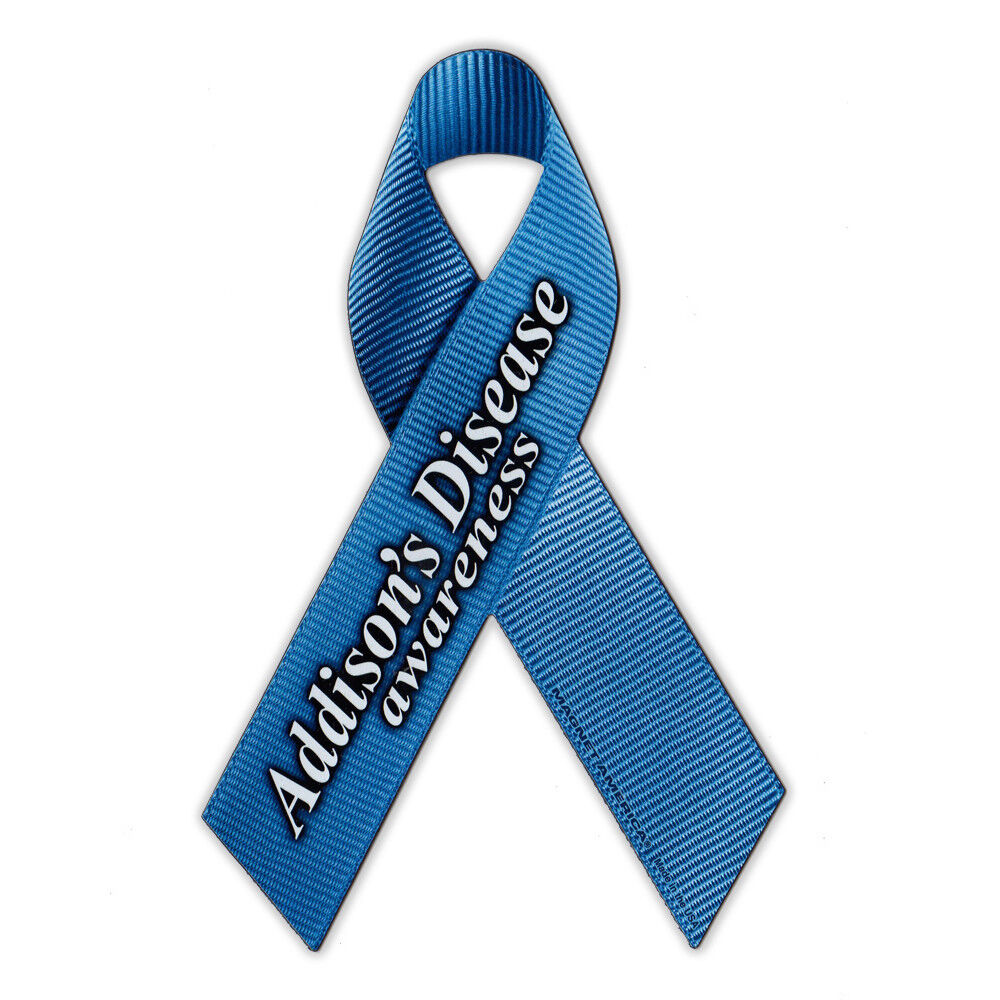 Magnetic Bumper Sticker - Addison's Disease Support Ribbon - Awareness Magnet
