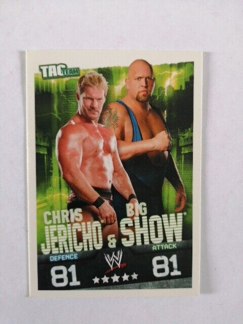 2009 Topps Slam Attax Evolution Chris Jericho & Big Show