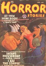 Horror Stories 1938 June. Whipping cover.   Pulp picture