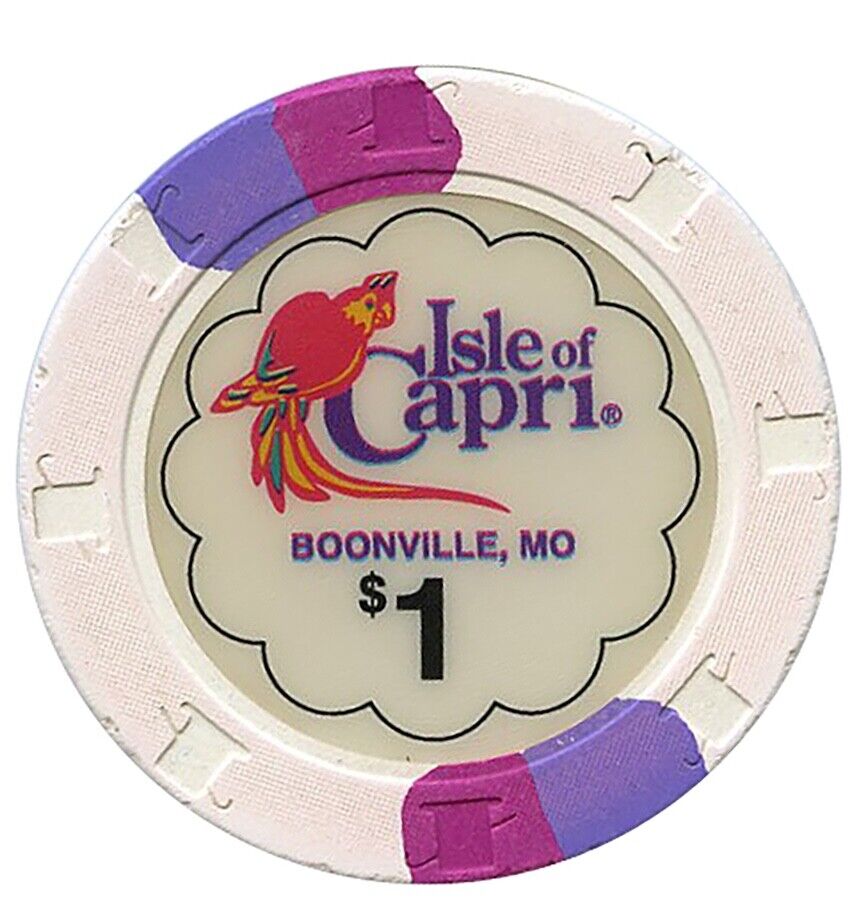 $1 Isle of Capri Casino Chip-Boonville, MO