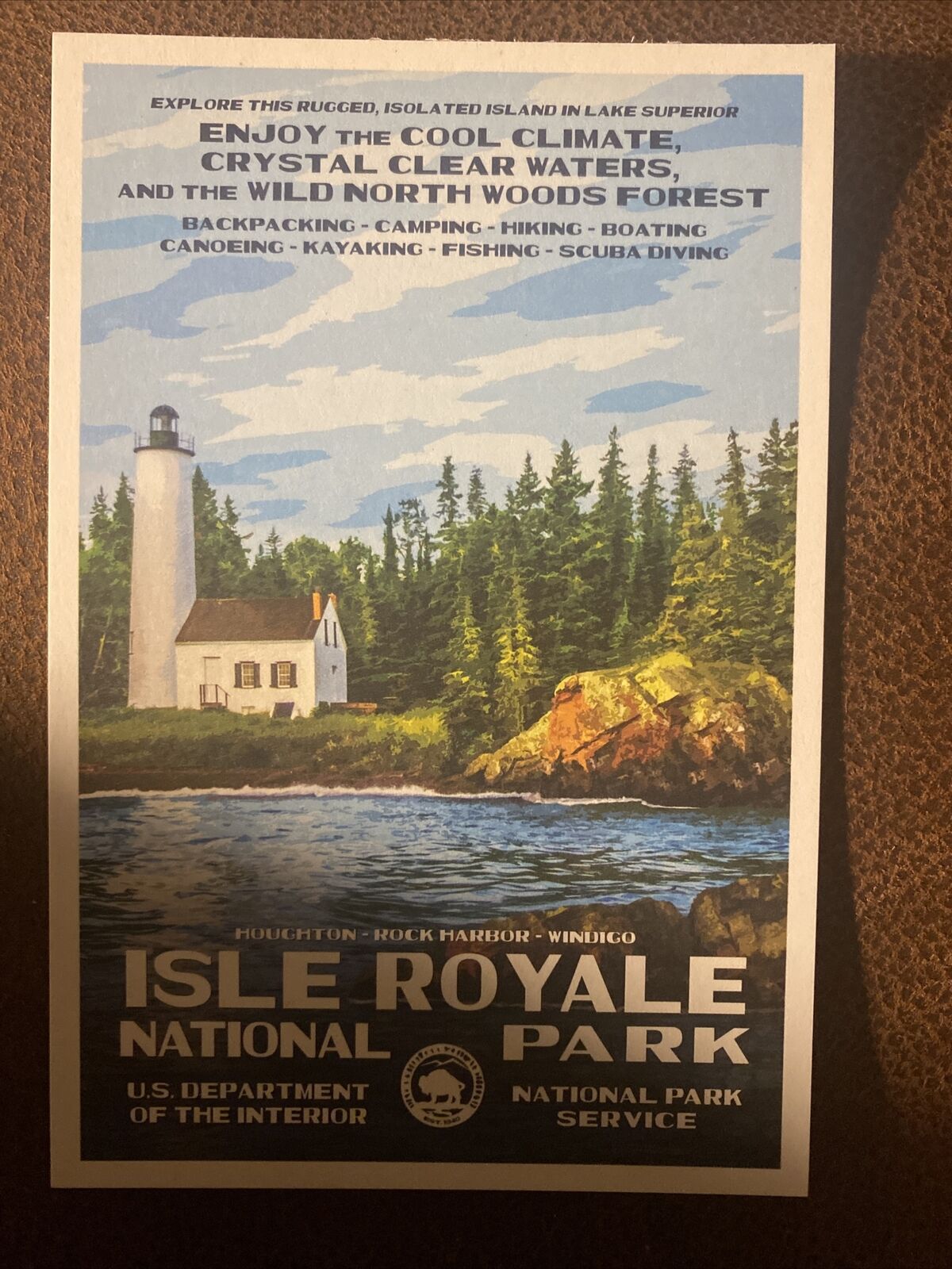 Isle Royale National Park Robert B Decker Postcard