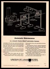 1970 Lincoln St. Louis MO McNeil Corp. Centro-Matic Lubrication System Print Ad picture