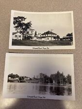 Lot 2 Real Photo Postcards Cloyne Ontario Salmond’s Resort 1950 L2 picture