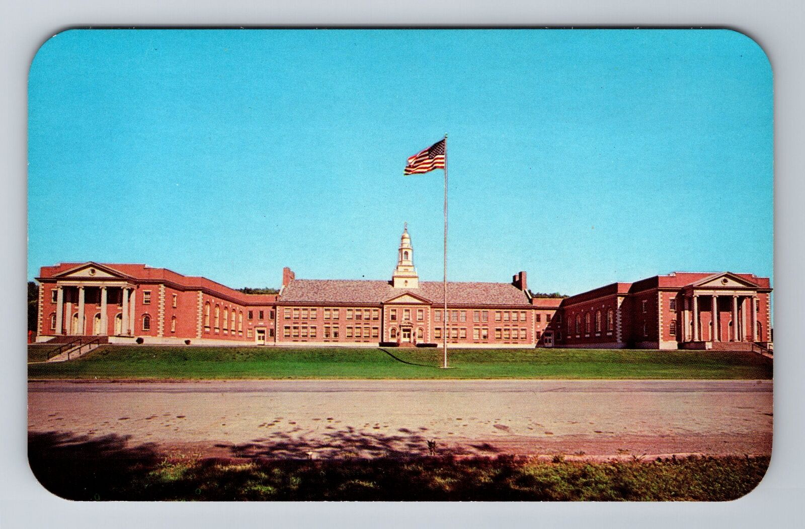 Goshen NY-New York, Charles Hooker High School, Antique Vintage Postcard